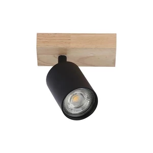 Fali lámpa gu10 led dabi mozgatható x1 fekete + wd