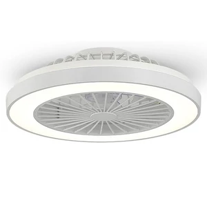 Led mennyezeti lámpa kleo 36w+15w 3cct ventilátor 50cm fehér