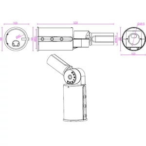Adapter 80-50 mm-es világítóoszlophoz	