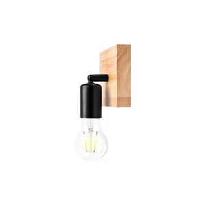 E27 led eos mozgatható fali lámpa x1 fekete + wd