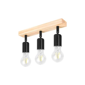 E27 led eos mozgatható fali lámpa x3 fekete + wd