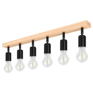 Fali lámpa E27 LED Eos mozgatható x6 fekete + WD	