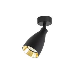 Fali lámpa GU10 LED Helis mozgatható x1 fekete + arany	