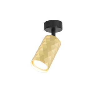 Fali lámpa GU10 LED Glamour mozgatható x1 fekete+arany	