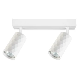 Glamour fali lámpa gu10 led izzóval, 2 db, mozgatható, fehér