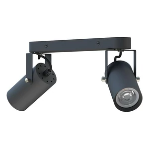 Simon GU10 LED fali lámpa, mozgatható, 2 db, fekete	