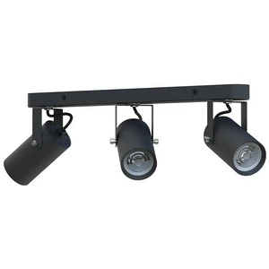 Simon GU10 LED fali lámpa, mozgatható, 3 db, fekete	