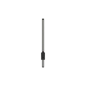 Homlokzati lámpatest linera led 9w 60cm fekete