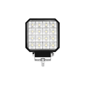 LED munkalámpa 10–60V 48W 16 LED fekete