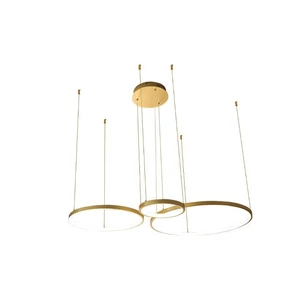 Hodo LED csillár arany 20/40/60cm 77W állítható fényerővel