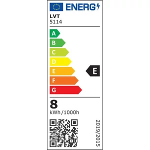 LED lámpa Hexagon S 8W, 440 mm, RA>90, 6500K hidegfehér fény
