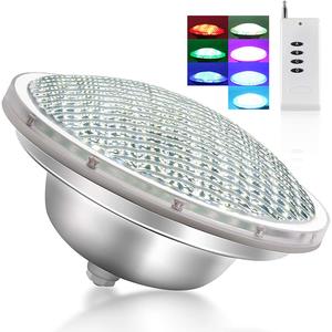 LED MEDENCE VILÁGÍTÁS PAR56 12V, 24W, SZÍNVÁLTÓS, TÁVIRÁNYÍTÓS.