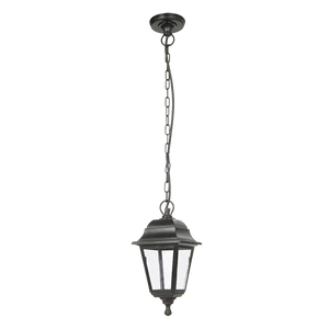 KEVIN LANTERN HANGING 1XE27 BLACK IP44