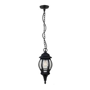 JAMES LANTERN HANGING 1XE27 BLACK IP44