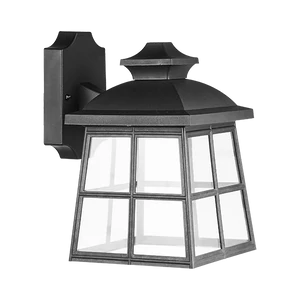 CARL LANTERN DOWN 1XE27 BLACK IP44