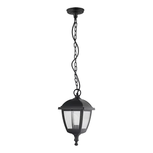 PAUL LANTERN HANGING 1XE27 BLACK IP44