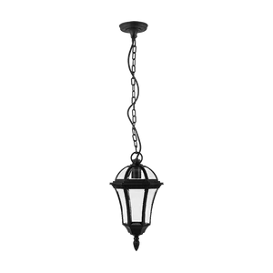 STEVEN LANTERN HANGING 1XE27 BLACK IP44
