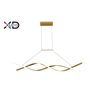 Led csillár 37w 120cm 4000k arany