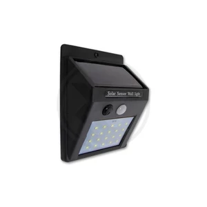 Led napelemes lámpa 20xsmd mozgás- és szürkületérzékelő