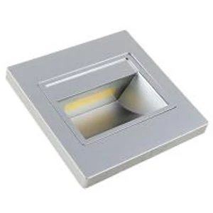 LED LÉPCSŐ VILÁGÍTÁS EZÜST 230V 1,5W TERMÉSZETES FEHÉR BESZERELŐ DOBOZZAL