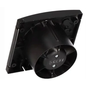 Styl 100WC Faliventilátor 100m3/h  időzítős síkcsapágy fekete színben