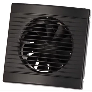 Styl 100WC Faliventilátor 100m3/h  időzítős síkcsapágy fekete színben