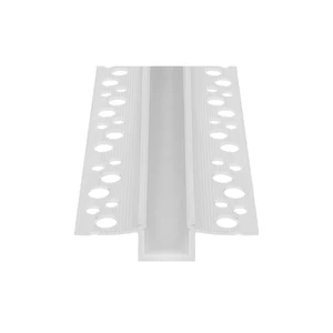 LED profil PVC 50x12 Süllyesztett GK fehér 2m Tejes