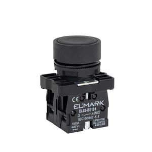 ECONOMIC BUTTON EL2-BA 21 NO BLACK
