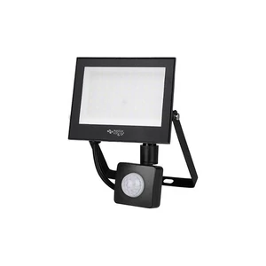 Tiga2 SMD LED reflektor 50W 4500K fekete PIR