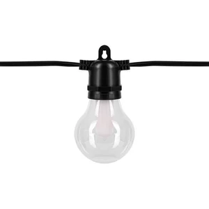 Napelemes LED girland 6,5m 10x LED G50 lángefekt