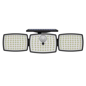 179 SMD LED-es napelemes szolár reflektor mozgásérzékelővel és napelemmel