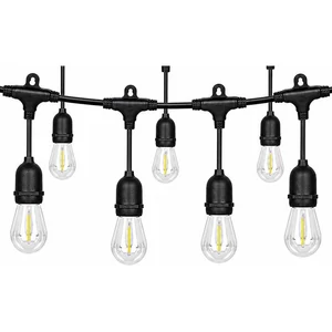 LED girland 230V 10m 10x E27 2700K
