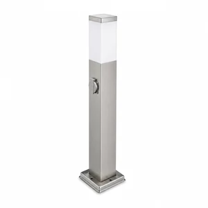 LED kerti lámpa E27 Havana 65cm ezüst aljzattal