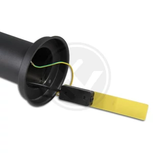 E27 manila led kerti lámpa 65cm fekete