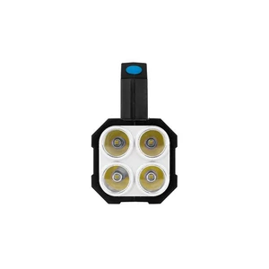 Akkumulátoros kézi LED lámpa 2W LED + 3W COB