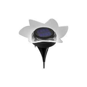 LED napelemes kerti lámpa virággal