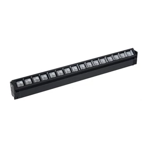 LED sínlámpa, 1 fázisú, Linda, 60cm, 24W, 4000K, fekete