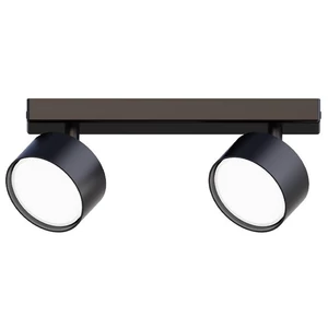 Capris fali/mennyezeti lámpa, GX53 LED, mozgatható x2, fekete