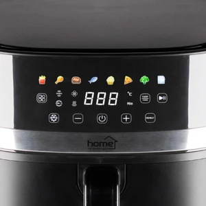 Home HGAF8 digitális air fryer, forrólevegős fritőz, 8 liter kapacitás, 2000 W, hőmérsékleti tartomány 80 – 200 °C