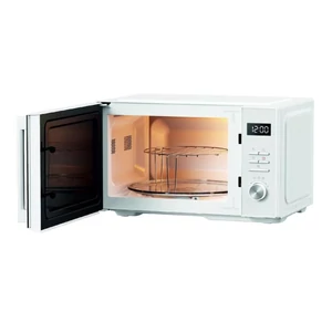 HOME HGMH25GR mikrohullámú sütő, 25 liter, grillfunkció, 25l, fehér, 900 W, digitális, 5 fokozat, gyerekzár