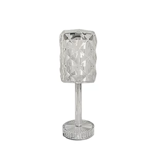 3CCT LED érintőképernyős asztali lámpa, újratölthető, állítható fehér fény