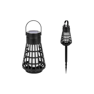 LED napelemes lámpa, lámpás, 50 cm, tűz, 2 az 1-ben
