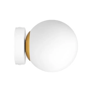 Fali lámpa E27 LED Bali-15 15cm x1 fehér+arany