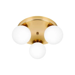 Bali-12 E27 LED fali lámpa 29cm x3 arany
