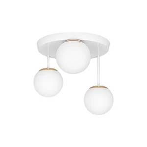 Bali-12 Mennyezeti Lámpa LED E27x3 fehér+ arany 