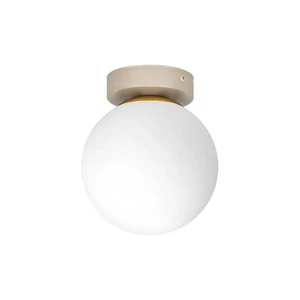 Fali lámpa E27 LED Bali-15 15cm x1 bézs+arany