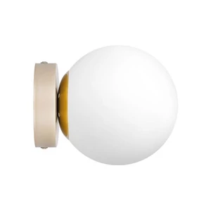 Fali lámpa E27 LED Bali-15 15cm x1 bézs+arany