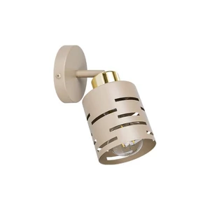 Elen fali lámpa E27 LED-del, mozgatható x1 bézs+arany