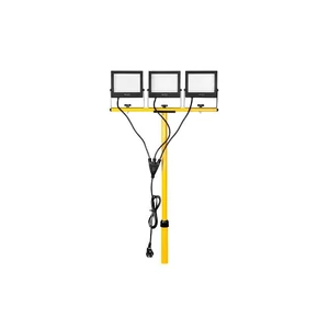 LED reflektor SMD Tiga szett, háromlábú állvánnyal, 3x50W, 4500K