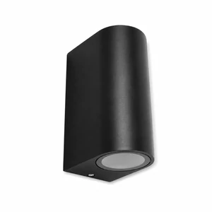 Homlokzati lámpatest gu10 luna fekete duo